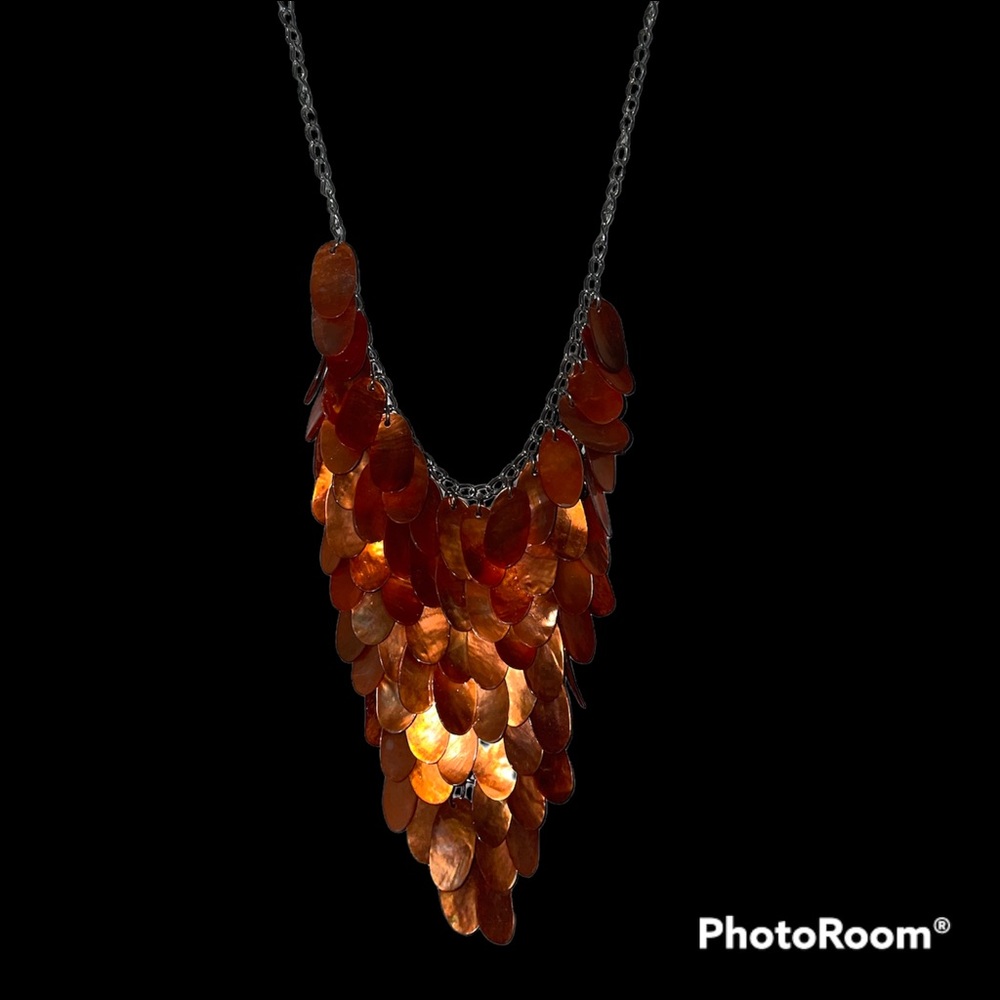 Orange Costume necklace